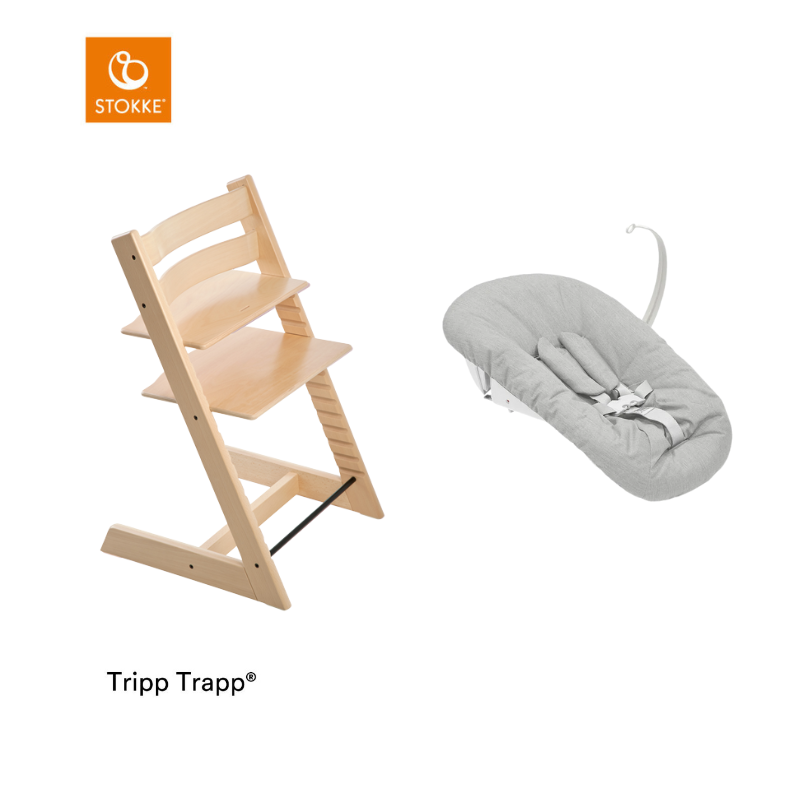 Stokke® Kinderstoel Tripp Trapp® Natural + Newborn Set™