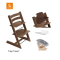 Stokke® Kinderstoel Tripp Trapp® Warm Brown  + Newborn Set™ + Baby Set™ Warm Brown + Tray™