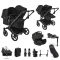 Bugaboo Donkey 6 Double Ultimate Newborn Bundle Black | Heritage Black