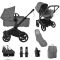 Bugaboo Donkey 6 Single Essential Bundle Black | Moon Grey