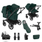 Bugaboo Donkey 6 Double Essential Bundle Black | Fern Green