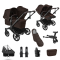 Bugaboo Donkey 6 Double Essential Bundle Black | Cocoa Brown