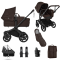Bugaboo Donkey 6 Single Essential Bundle Black | Cocoa Brown
