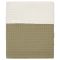 Koeka Ledikantdeken Cotton Fleece Wafel Amsterdam Moss 100x150