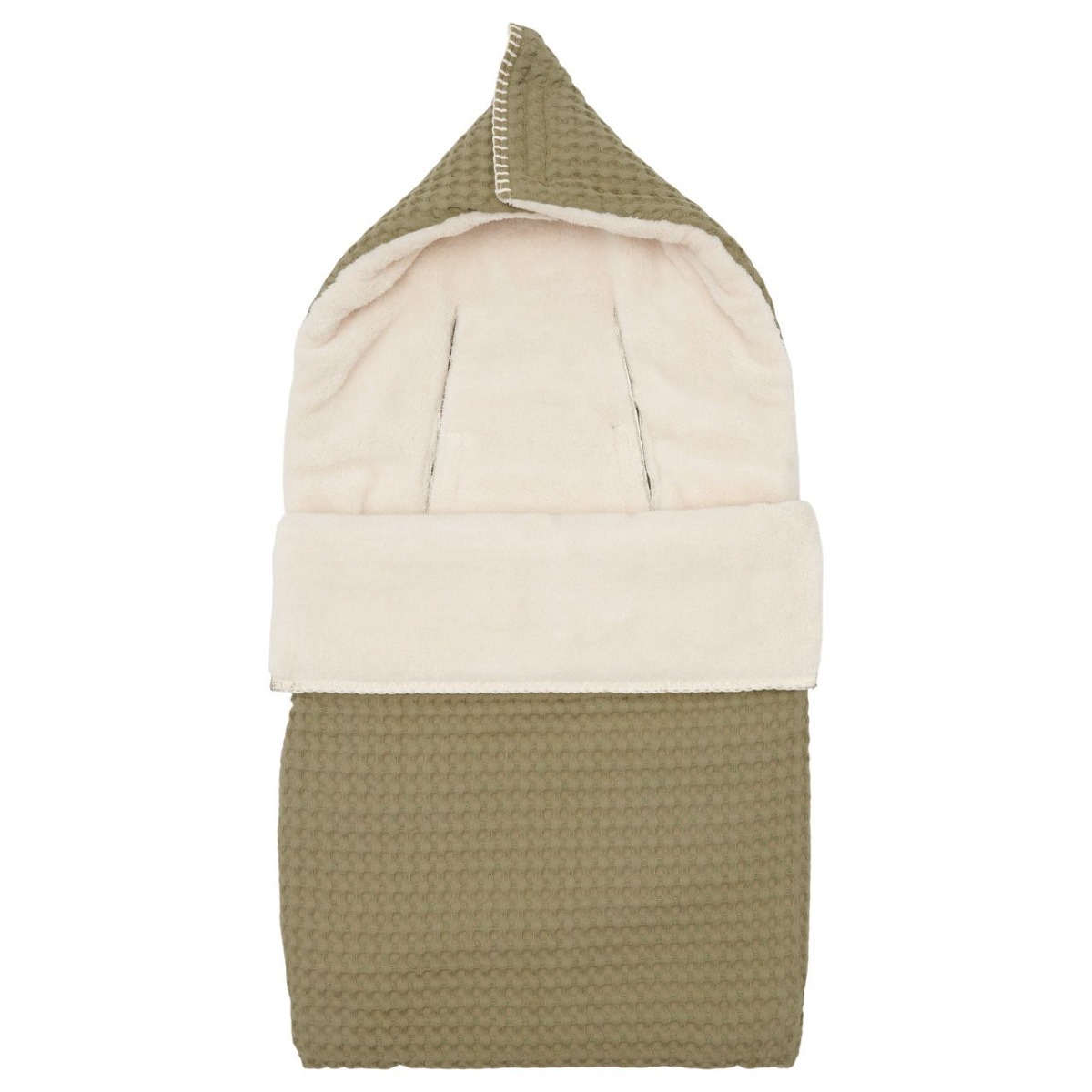 Koeka Autostoel Voetenzak 0+ 3/5 Puntsgordel Wafel/Teddy Oslo Moss 0-6 Maanden