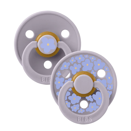 BIBS Studio Fopspeen Colour Jasmine Latex Size 1 Fossil Grey Mix (2-pack)