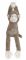 Happy Horse Muziekdoosje Monkey Mickey Clay 24 cm