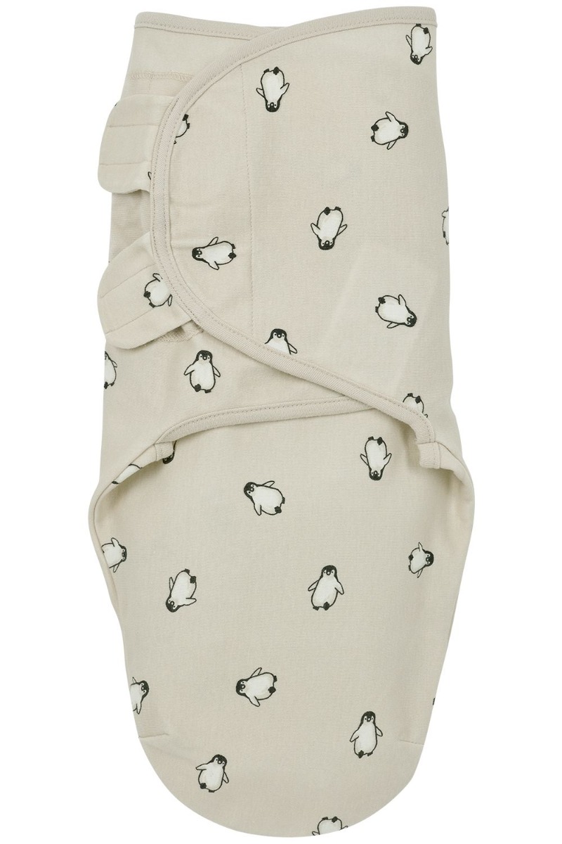 Meyco Baby Penguin Swaddlemeyco Inbakerdoek Soft Sand 4-6 Maanden