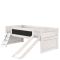 Lifetime Original Kajuitbed Climb & Slide met Standaard Lattenbodem Whitewash
