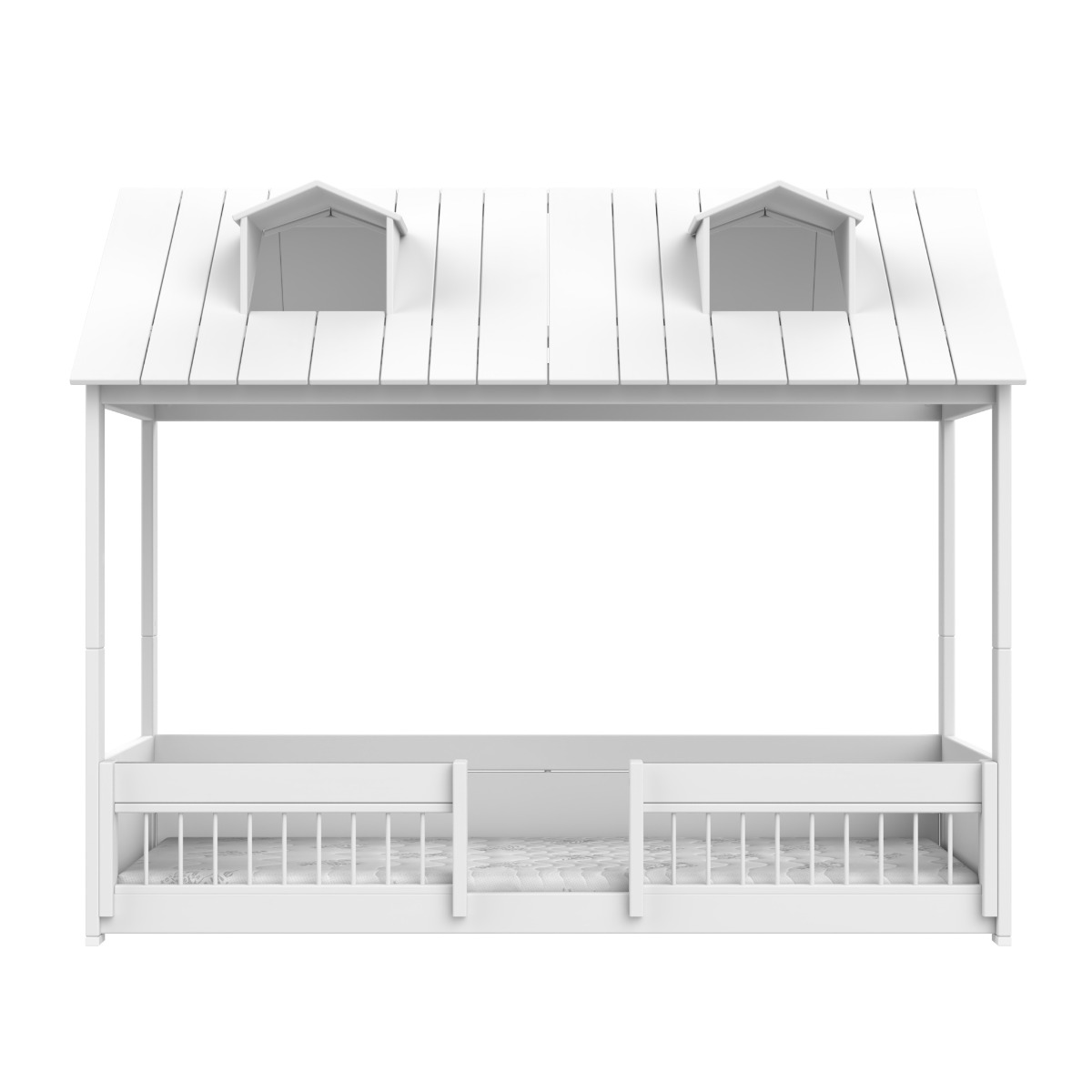 Lifetime Huisbed 2-in-1 Beach House met Deluxe Lattenbodem Wit