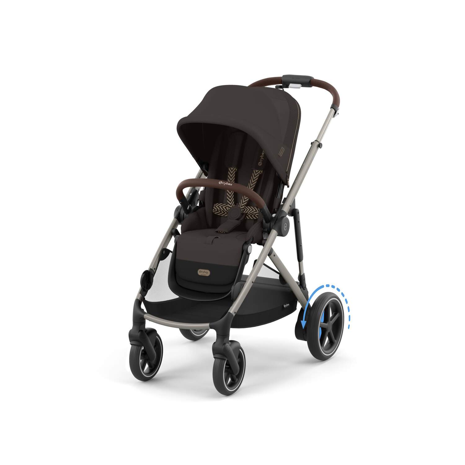 Cybex Kinderwagen e-Gazelle S Chocolate Brown | Brown