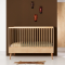 Quax Doorgroeiledikant Cocoon Natural Oak 70 x 140 cm 