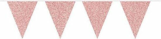 O'that Vlaggenlijn Heart Baby Pink 6mtr