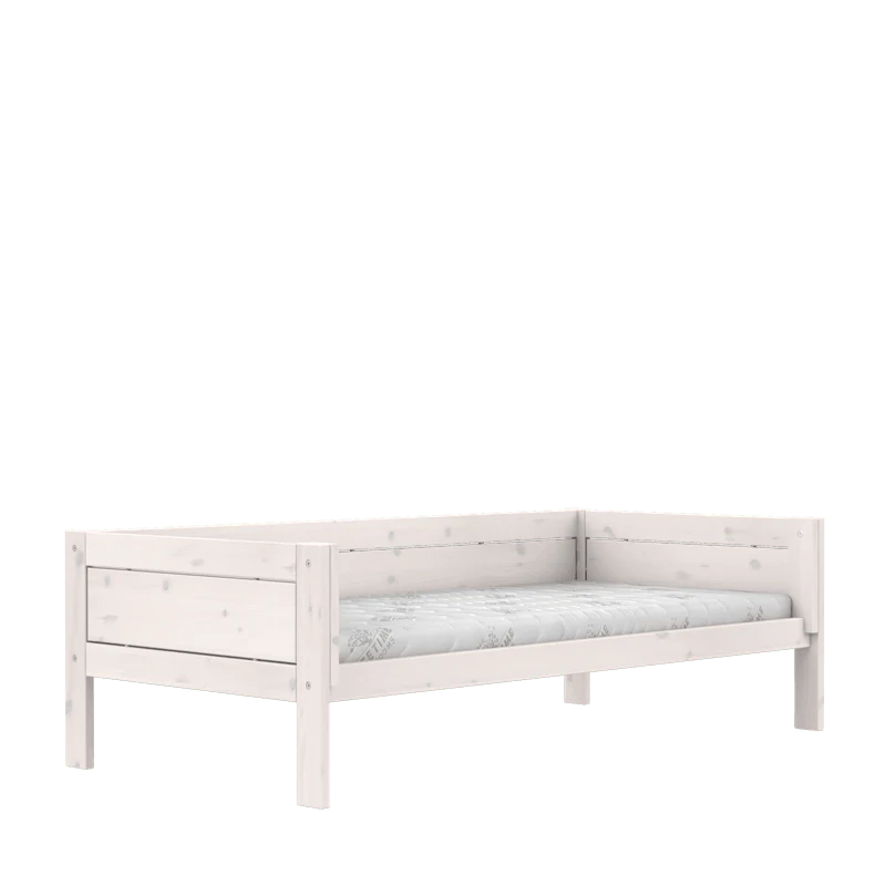 Lifetime Original Eenpersoonsbed met Deluxe Lattenbodem Whitewash 90x200 cm