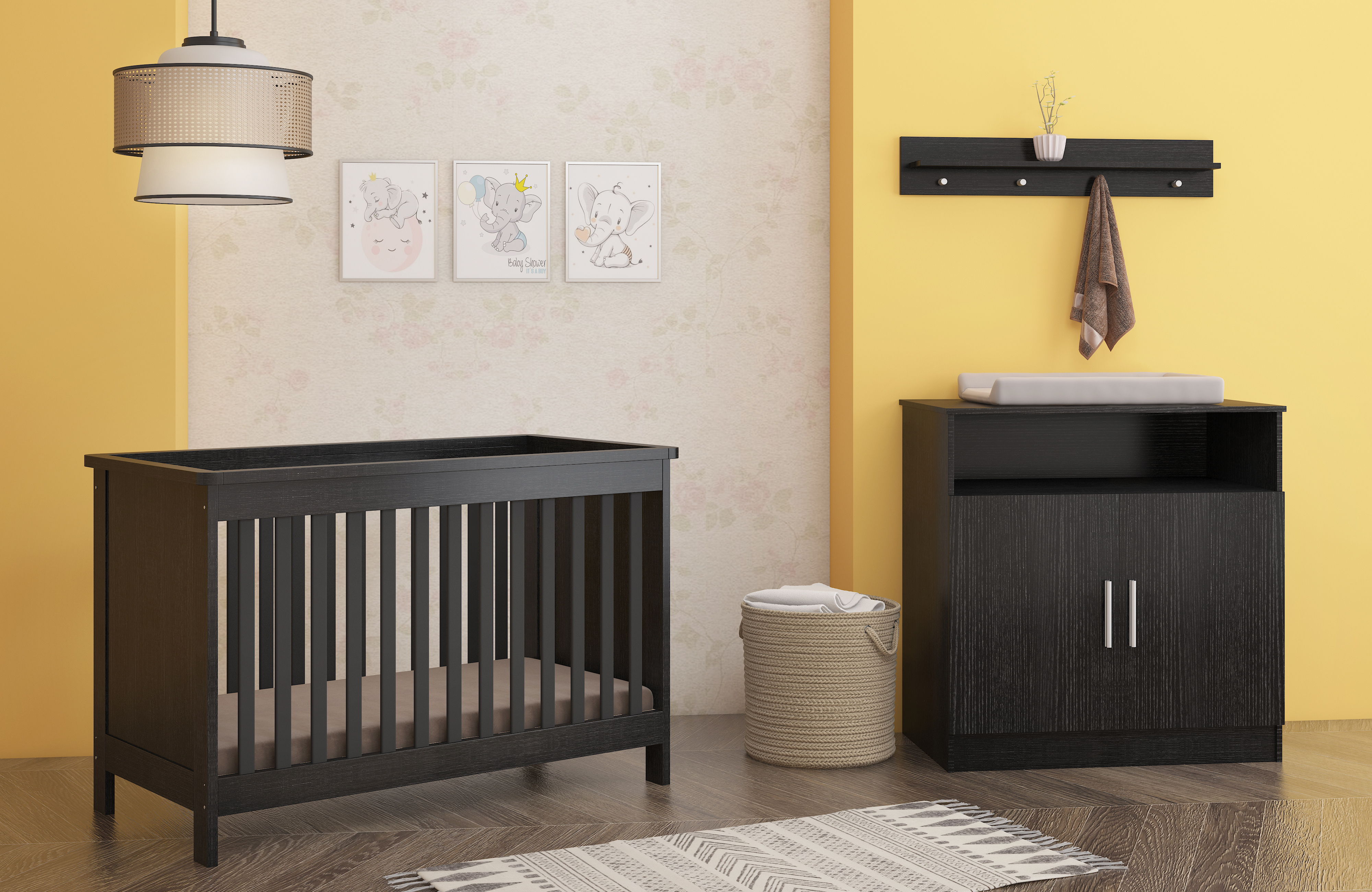 Born Lucky Babykamer Tucson Zwart 2 Delig