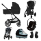 Cybex Kinderwagen 3 in 1 Balios S Lux Set L Moon Black | Black