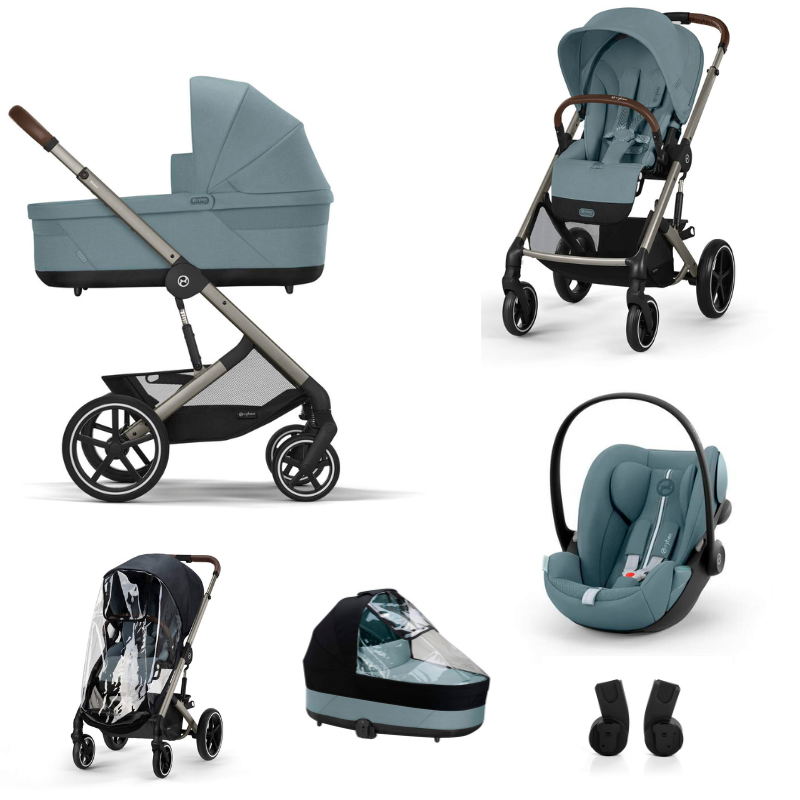 Cybex Kinderwagen 3 in 1 Balios Set L Lux Stormy Blue | Light Blue