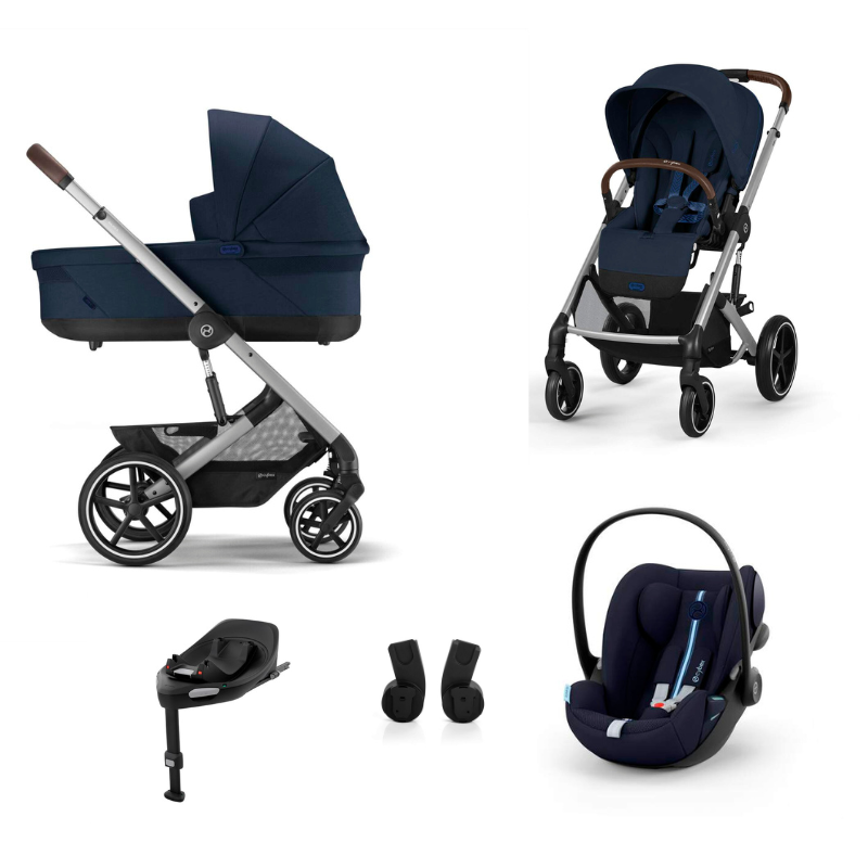 Cybex Kinderwagen 3 in 1 Balios Set M Lux Ocean Blue | Navy Blue