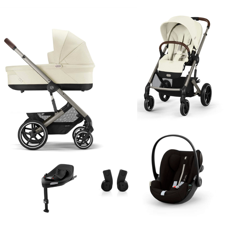 Cybex Kinderwagen 3 in 1 Balios Set M Lux Seashell Beige | Light Beige