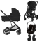 Cybex Kinderwagen 3 in 1 Balios S Lux Set S Moon Black | Black