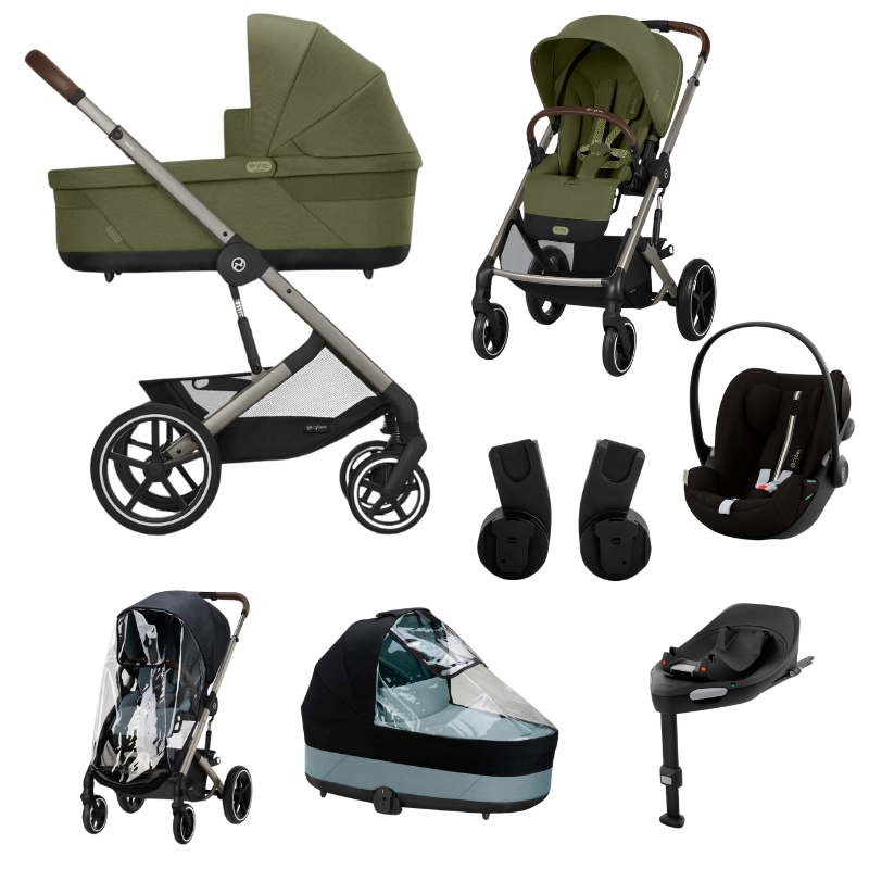 Cybex Kinderwagen 3 in 1 Balios Lux Set XL Moss Green | Khaki