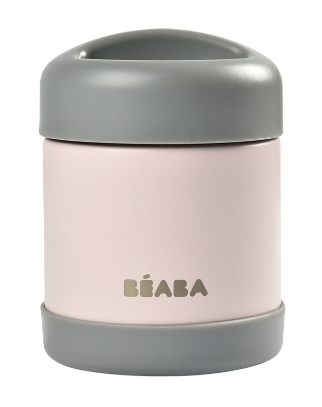 Beaba RVS Thermo-Portie 300ml (Dark Mist/Light Pink)
