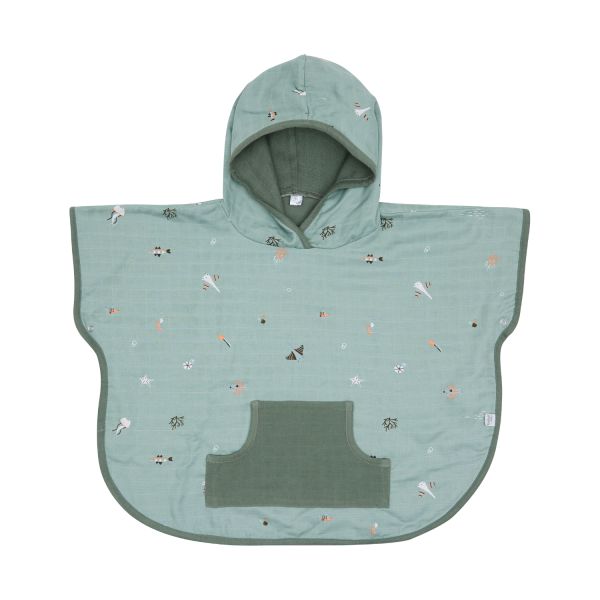 Bébé-Jou Poncho Muslin Ocean Vibes
