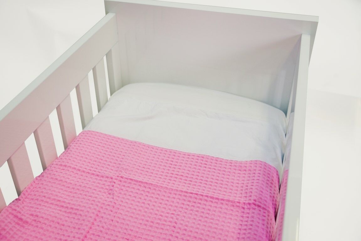 Babywellness Dekbedovertrek Roze 100 x 135 cm