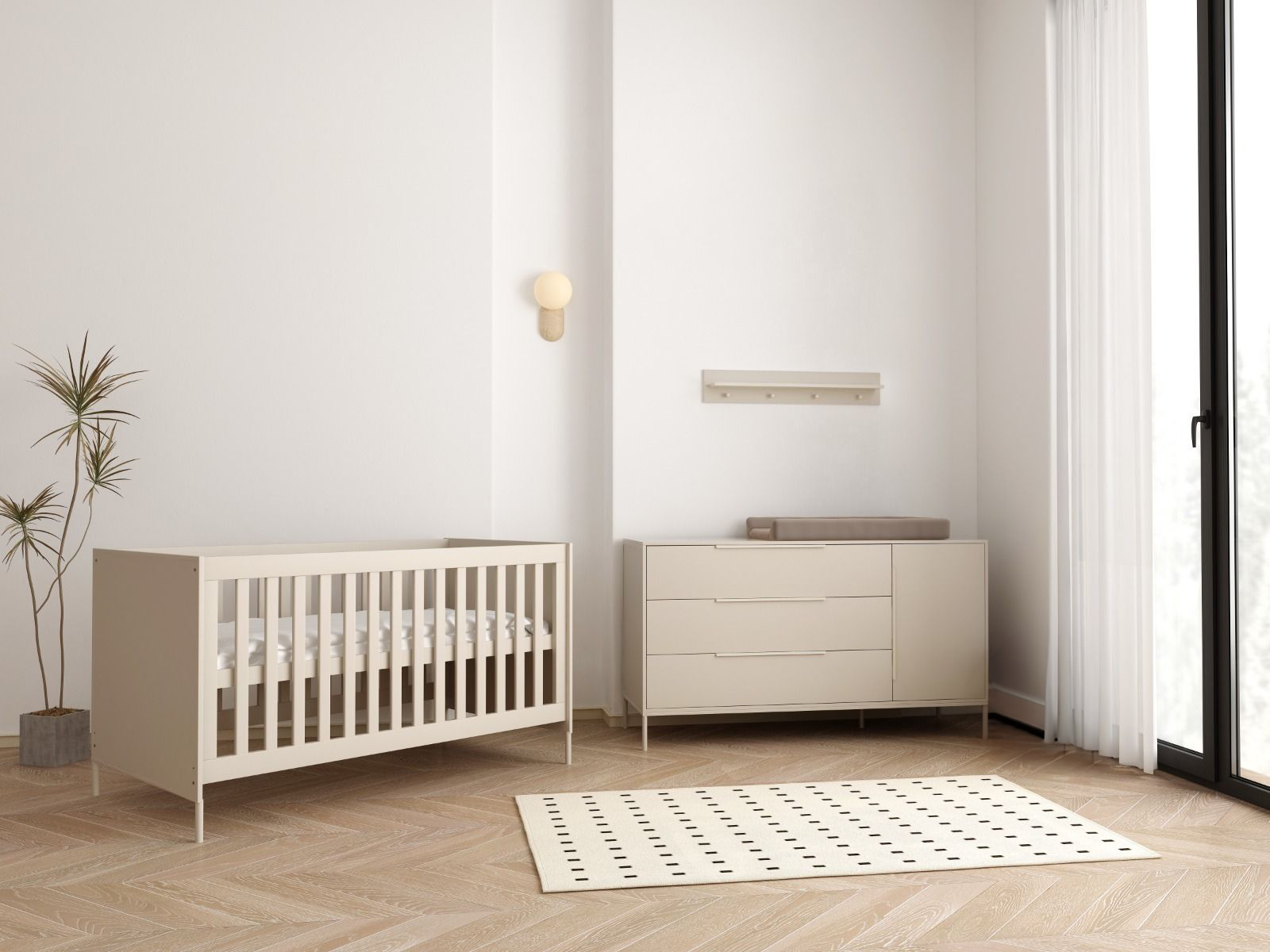 Born Lucky Meegroei Babykamer Belmond Clay XL 2 Delig