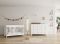 Cabino Babykamer Wit 2 Delig Baby Bed Noel + Commode Bretagne