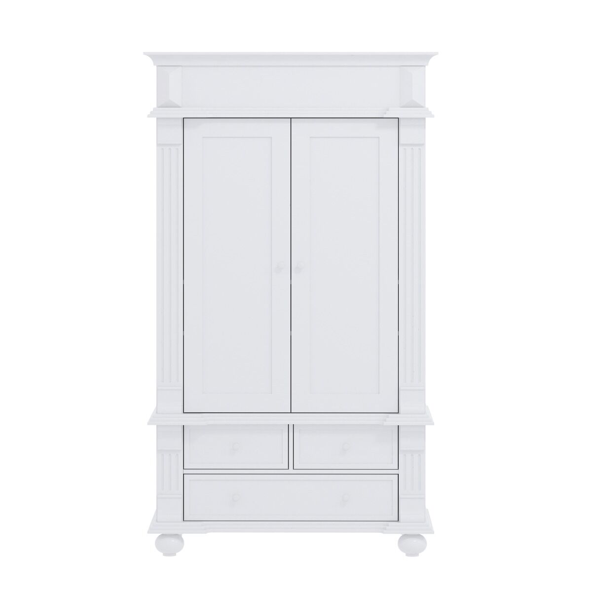 Born Lucky Kledingkast Bristol Wit