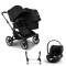 Bugaboo Donkey 5 Duo Kinderwagen 3 In 1 Graphite Midnight Black Met Cybex Cloud T Groep 0 Autostoel