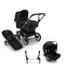 Bugaboo Donkey 5 Mono Kinderwagen 3 In 1 Graphite Midnight Black