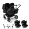 Bugaboo Donkey 5 Tweeling Kinderwagen 3 In 1 Graphite Midnight Black 