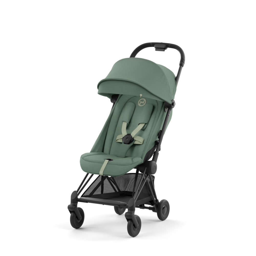 Cybex Buggy Coya Matt Black Leaf Green Dark Green
