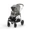 Cybex Kinderwagen Gazelle S Silver Stone Grey Mid Grey