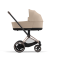 Cybex ePriam Kinderwagen 2 In 1 Rosegold Cozy Beige