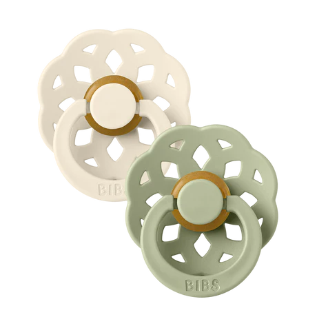 Bibs Fopspeen Latex Boheme Ivory/Sage Size 1 (2-pack)