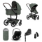 Joolz Kinderwagen 3 In 1 Day5 Forest Green + Isofix Base + Voetenzak