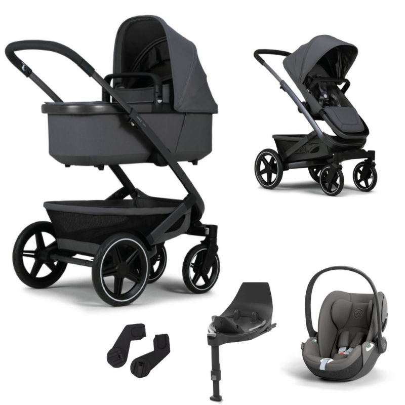 Joolz Kinderwagen 3 In 1 Geo3 Stone Grey + Isofix Base