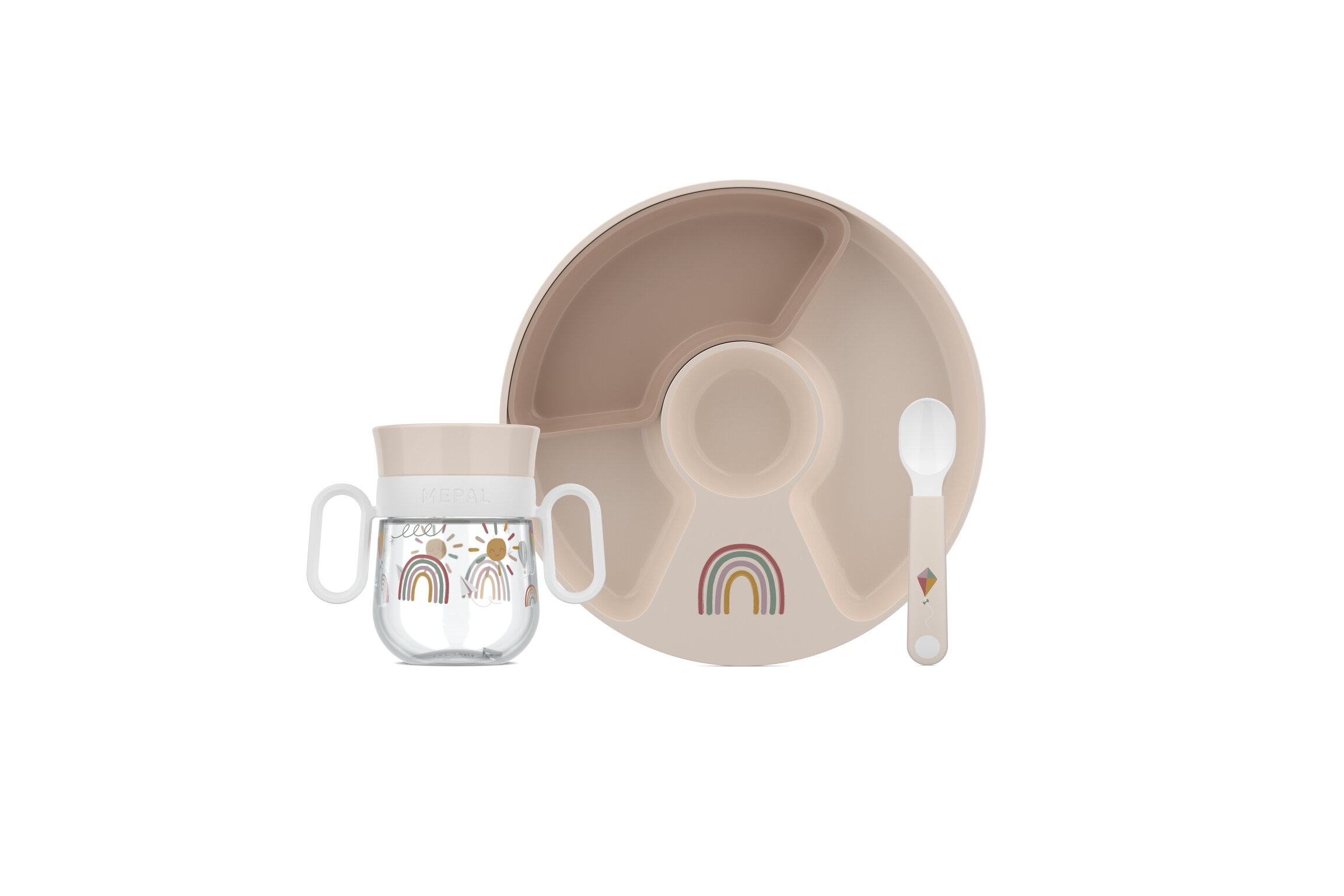 Mepal Set Babyservies Mio 3-Delig Sunshine & Rainbow