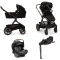 Nuna Kinderwagen 3 in 1 DEMI™ next Caviar + Autostoel PIPA™ next + Nuna Base CURV