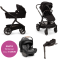 Nuna Kinderwagen 3 in 1 DEMI™ next Caviar + Autostoel PIPA™ next + Nuna Base CURV