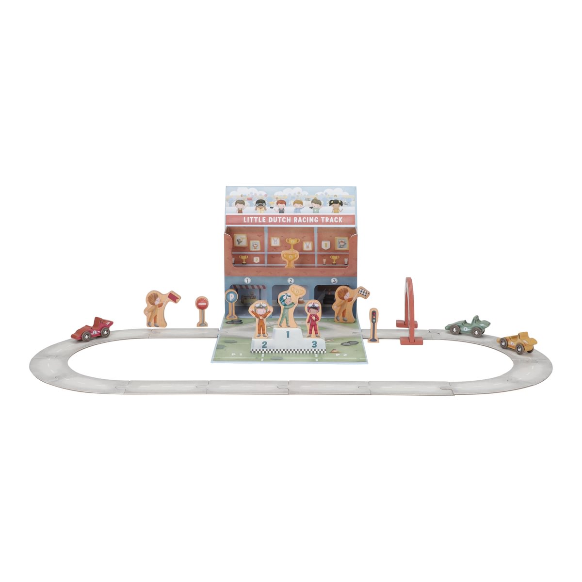 Little Dutch Speelkoffer Racebaan