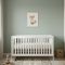 Born Lucky Santiago Baby Bed 70x140 cm Wit