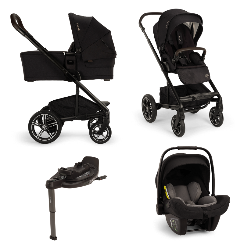 Nuna Kinderwagen 3 in 1 MIXX™ next BMW Element + Autostoel PIPA™ Next + Nuna Base CURV