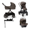 Nuna Kinderwagen 4 in 1 DEMI™ next Chestnut (incl. Meerijdplankje) + Autostoel PIPA™ next + Nuna 360° base