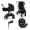 Nuna TRIV™ lx Kinderwagen 3 in 1 Caviar + Autostoel ARRA™ flex + BASE™ curv