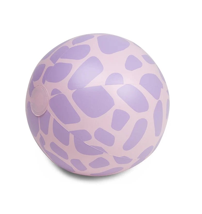 Swim Essentials Strandbal Purple Giraffe 51 cm