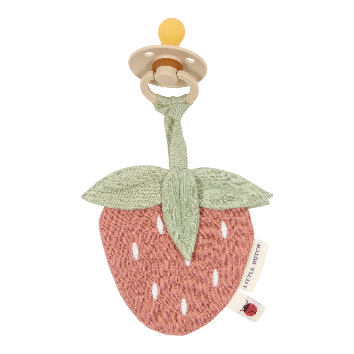 Little Dutch Speendoekje Hydrofiel Aardbei